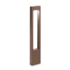 Ideal Lux Vega polkuvalaisin, ruskea, alumiini, korkeus 80 cm