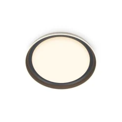 Ijus LED-kattovalaisin, valkoinen/antrasiitti, Ø 43 cm, muovia