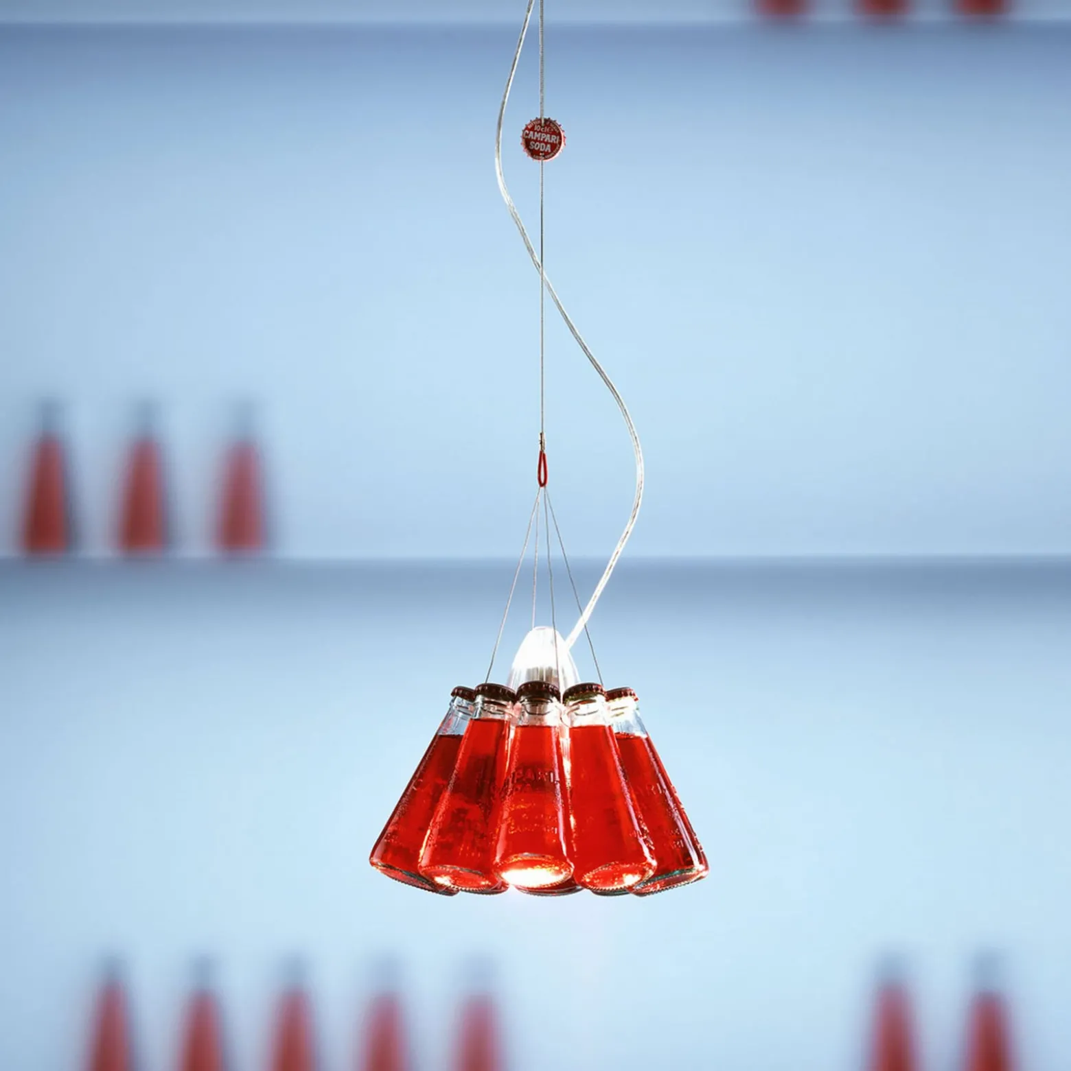 Ingo Maurer Campari Light – riippuvalaisin, 155 cm