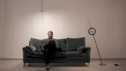 Ingo Maurer Ringelpiez LED-lattiaval. rengas musta