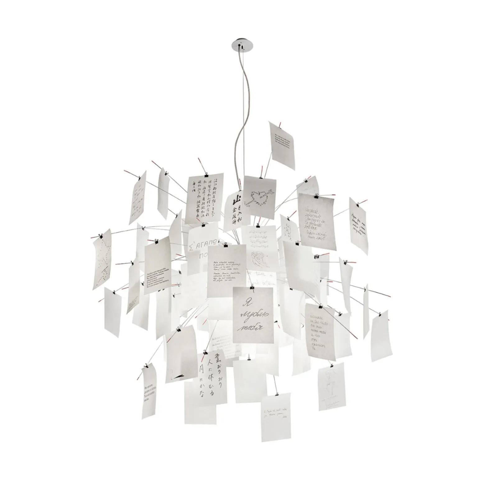 Ingo Maurer Zettel'z 5 design-riippuvalaisin
