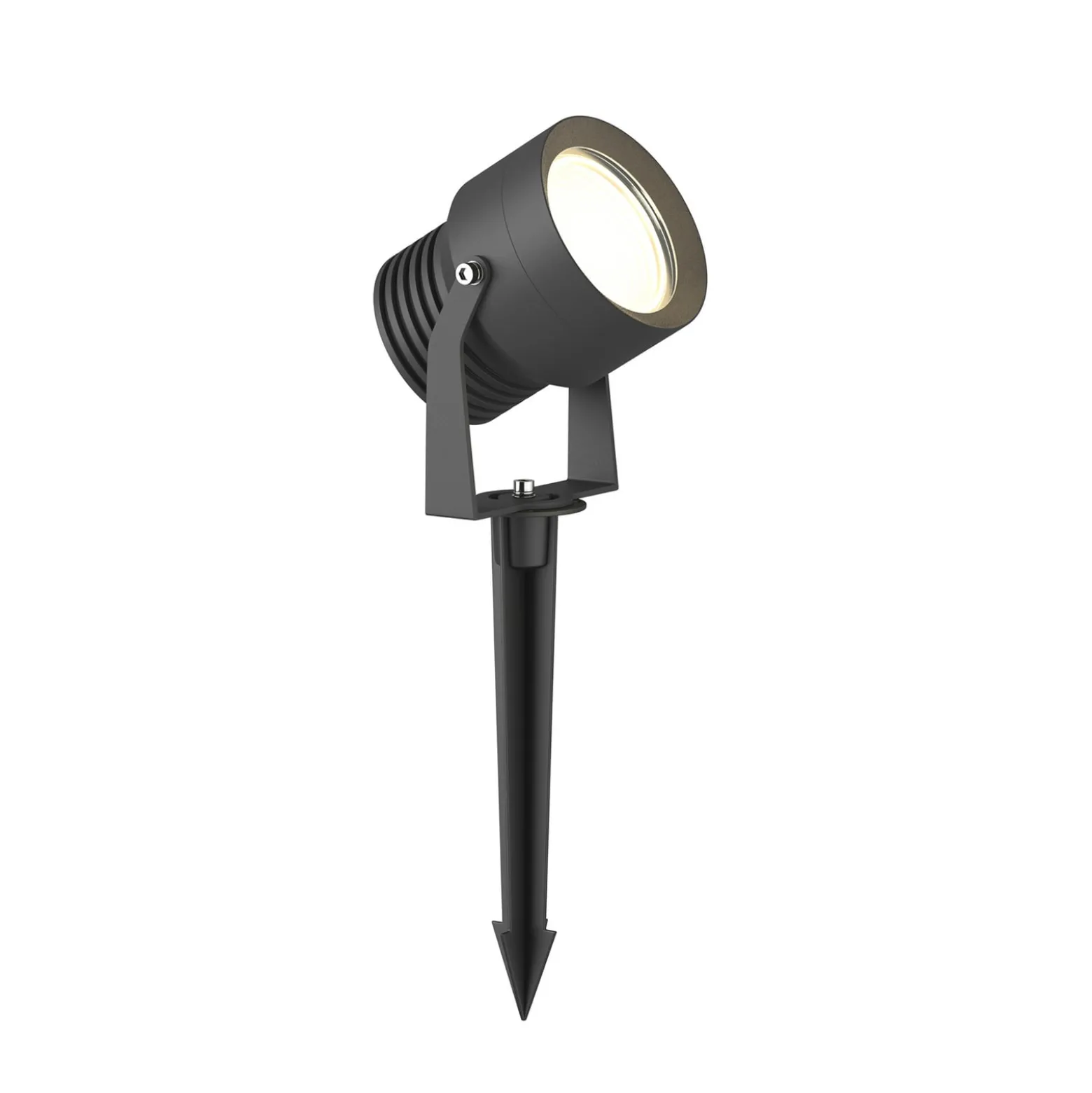 Irina LED-ulkovalaisin, 3 kpl, maadoituspiikki, pistoke, harmaa