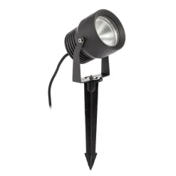 Irina LED-ulkovalaisin, 3 kpl, maadoituspiikki, pistoke, harmaa