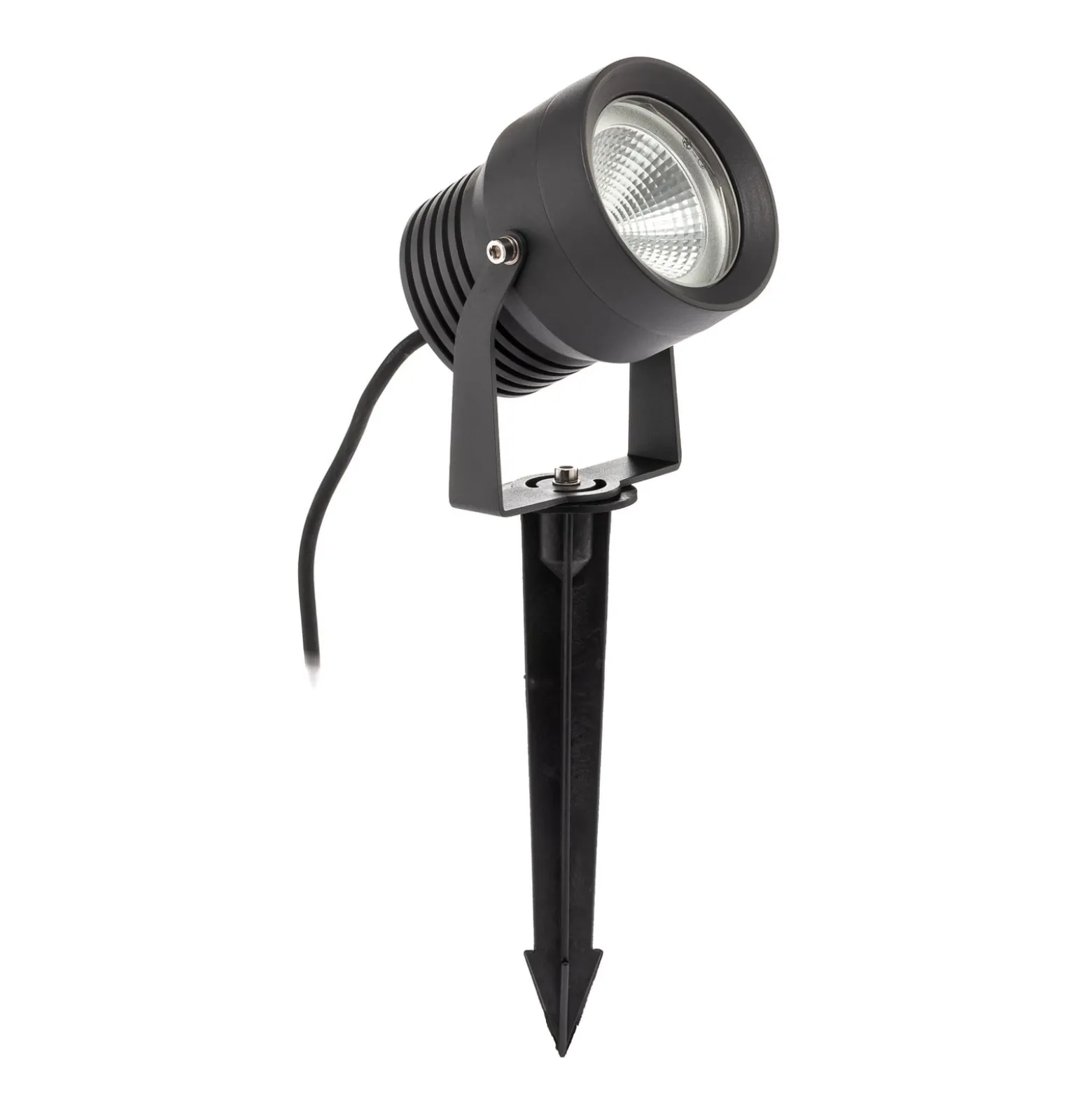 Irina LED-ulkovalaisin, 3 kpl, maadoituspiikki, pistoke, harmaa