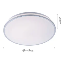 Isabell LED-kattovalaisin, Ø 49 cm