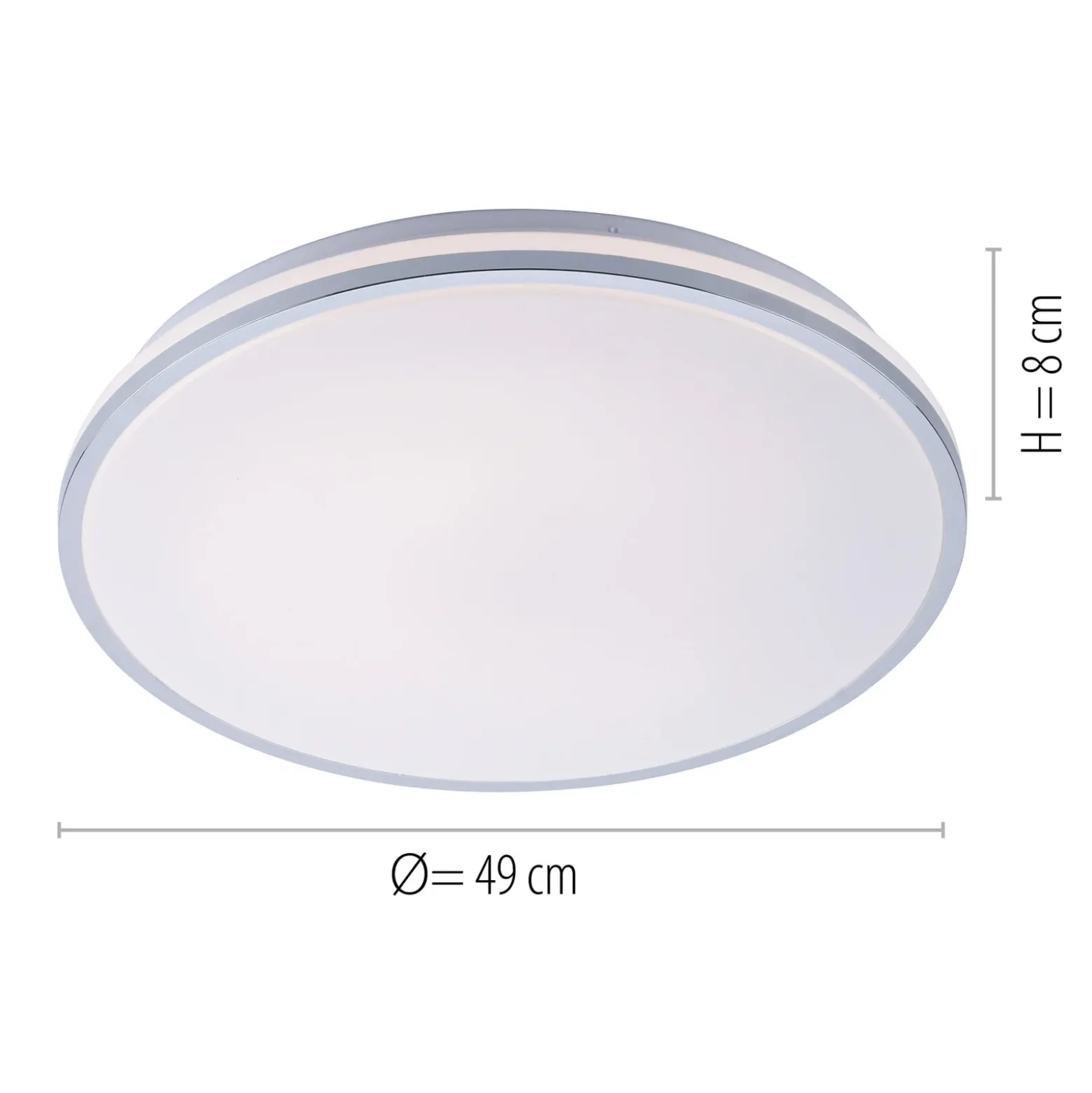 Isabell LED-kattovalaisin, Ø 49 cm