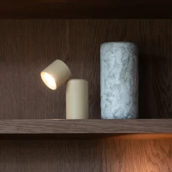 It's about RoMi LED-akkupöytälamppu Milan, beige, 19 cm