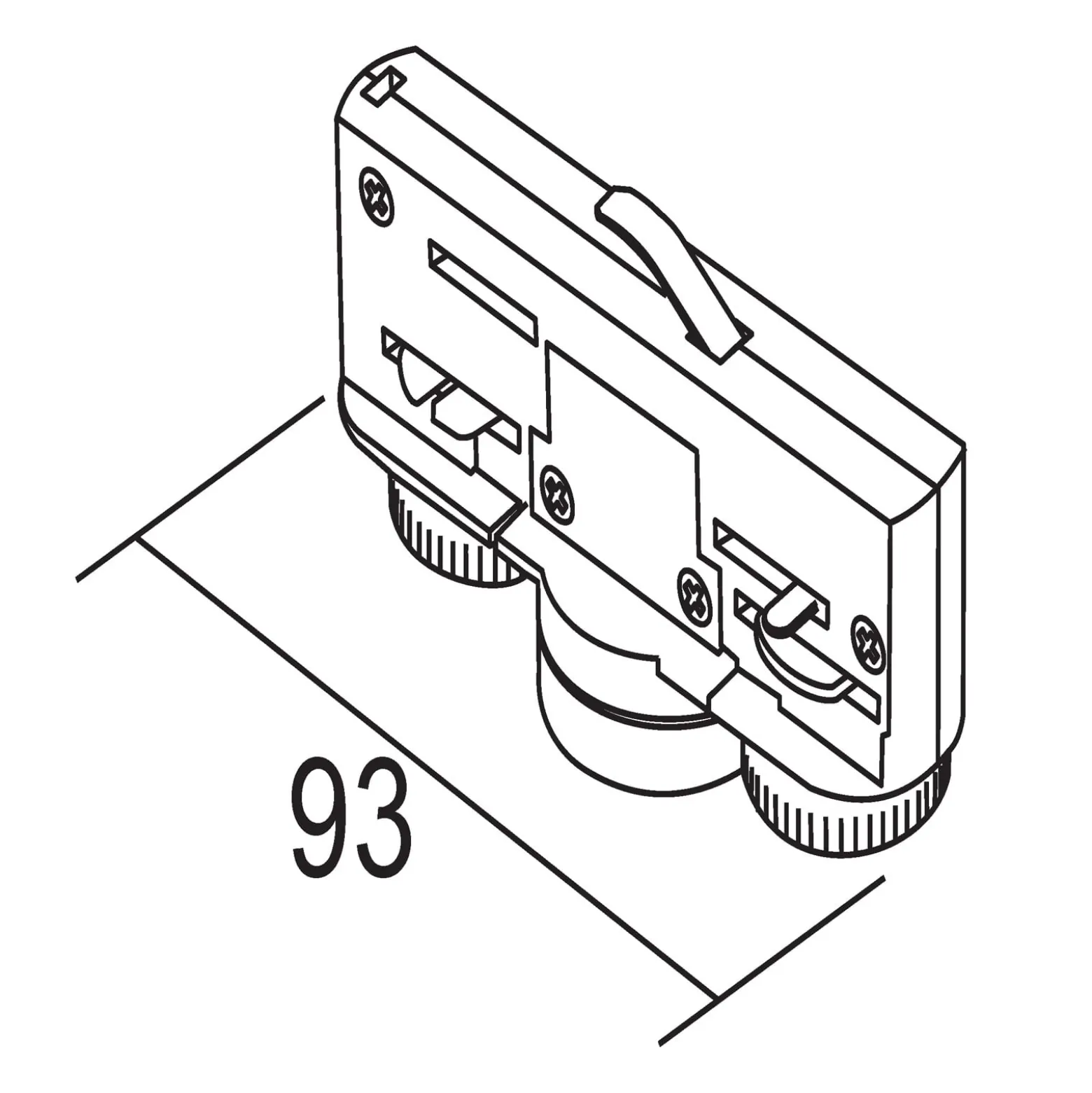 Ivela-sovitin, 3-vaihe, 220-240 V 10 kg, valkoinen