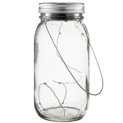 Jamjar - kaunis aurinkokäyt. koristevalaisin, lasi