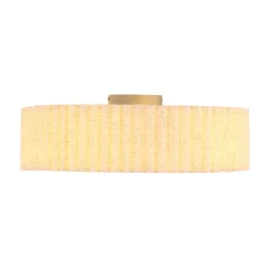 Jannie-kattovalaisin, luonnonvärinen, pellava, 3-lamppuinen, Ø 50 cm, E27