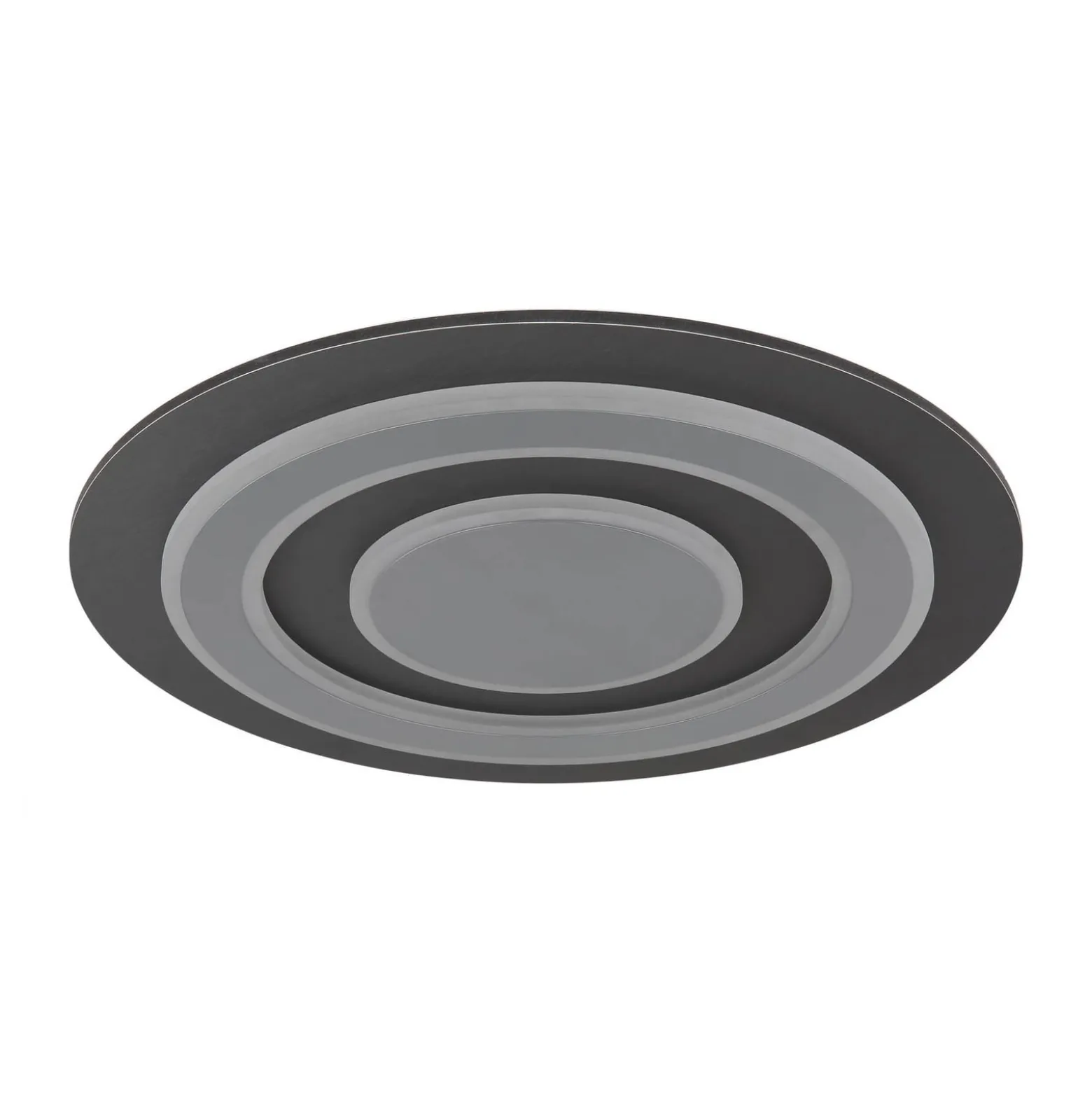 Jayden LED-kattovalaisin, Ø 48 cm, antrasiitti/harmaa, metallia