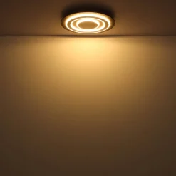 Jayden LED-kattovalaisin, Ø 48 cm, antrasiitti/harmaa, metallia