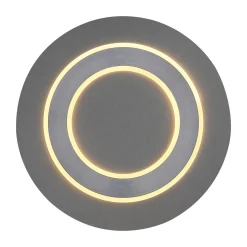 Jayden LED-kattovalaisin, Ø 48 cm, antrasiitti/harmaa, metallia