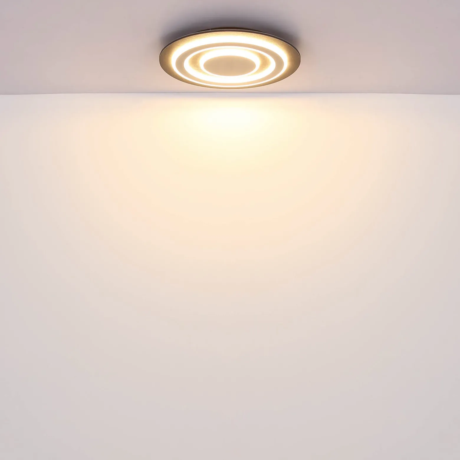 Jayden LED-kattovalaisin, Ø 48 cm, antrasiitti/harmaa, metallia