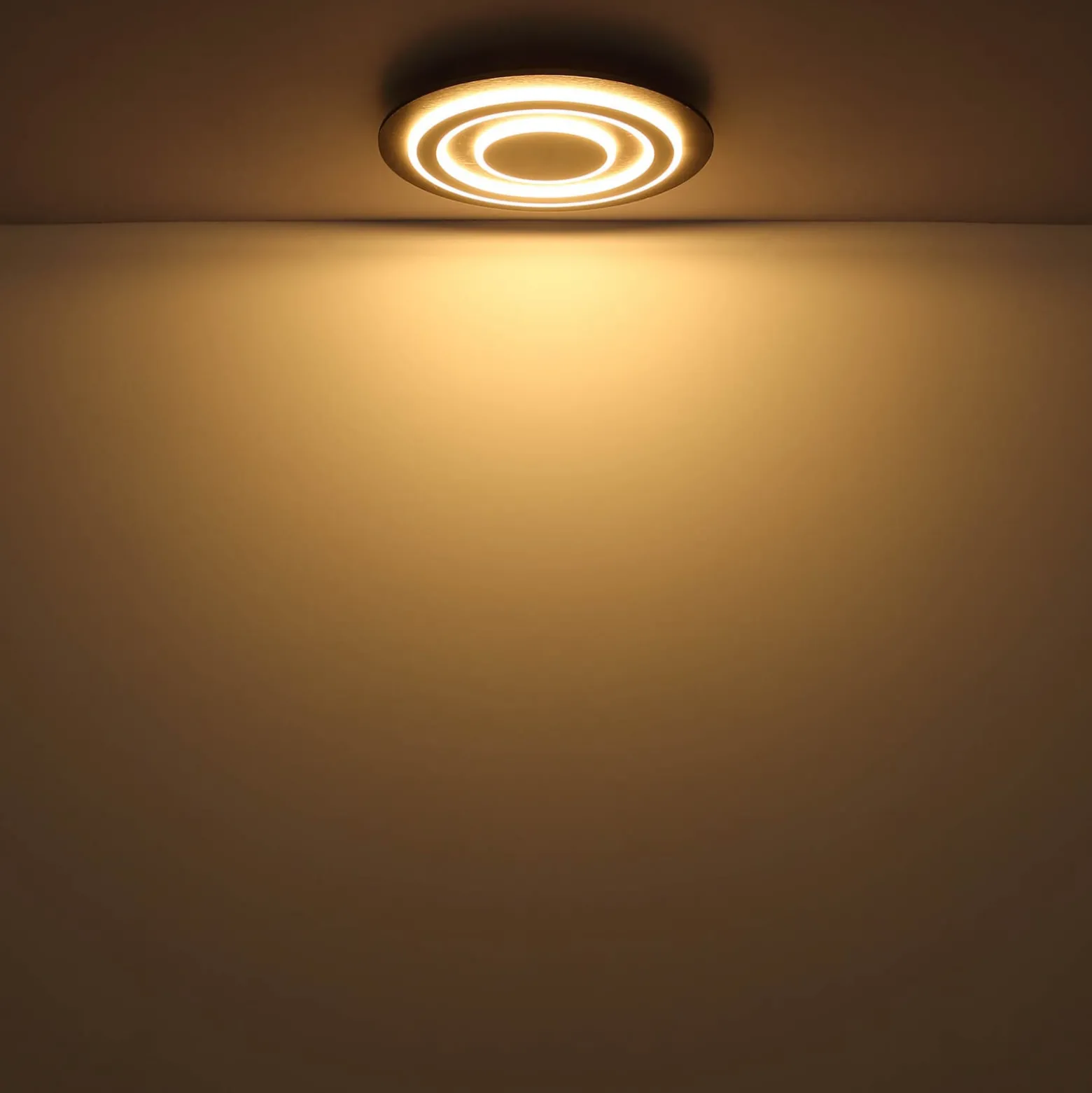 Jayden LED-kattovalaisin, Ø 48 cm, antrasiitti/harmaa, metallia