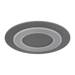 Jayden LED-kattovalaisin, Ø 48 cm, antrasiitti/harmaa, metallia