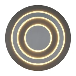 Jayden LED-kattovalaisin, Ø 48 cm, antrasiitti/harmaa, metallia
