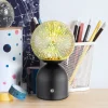 Julsy LED ladattava pöytävalaisin, musta, 3D, korkeus 21 cm, CCT