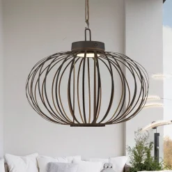 JUST LIGHT. Akuba ladattava LED-pöytävalaisin musta 37 cm bambu