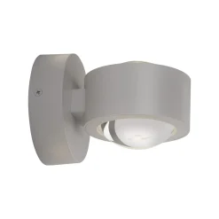 JUST LIGHT. LED-akkuinen seinävalaisin Chia, hiekka, rauta, 3 000 K