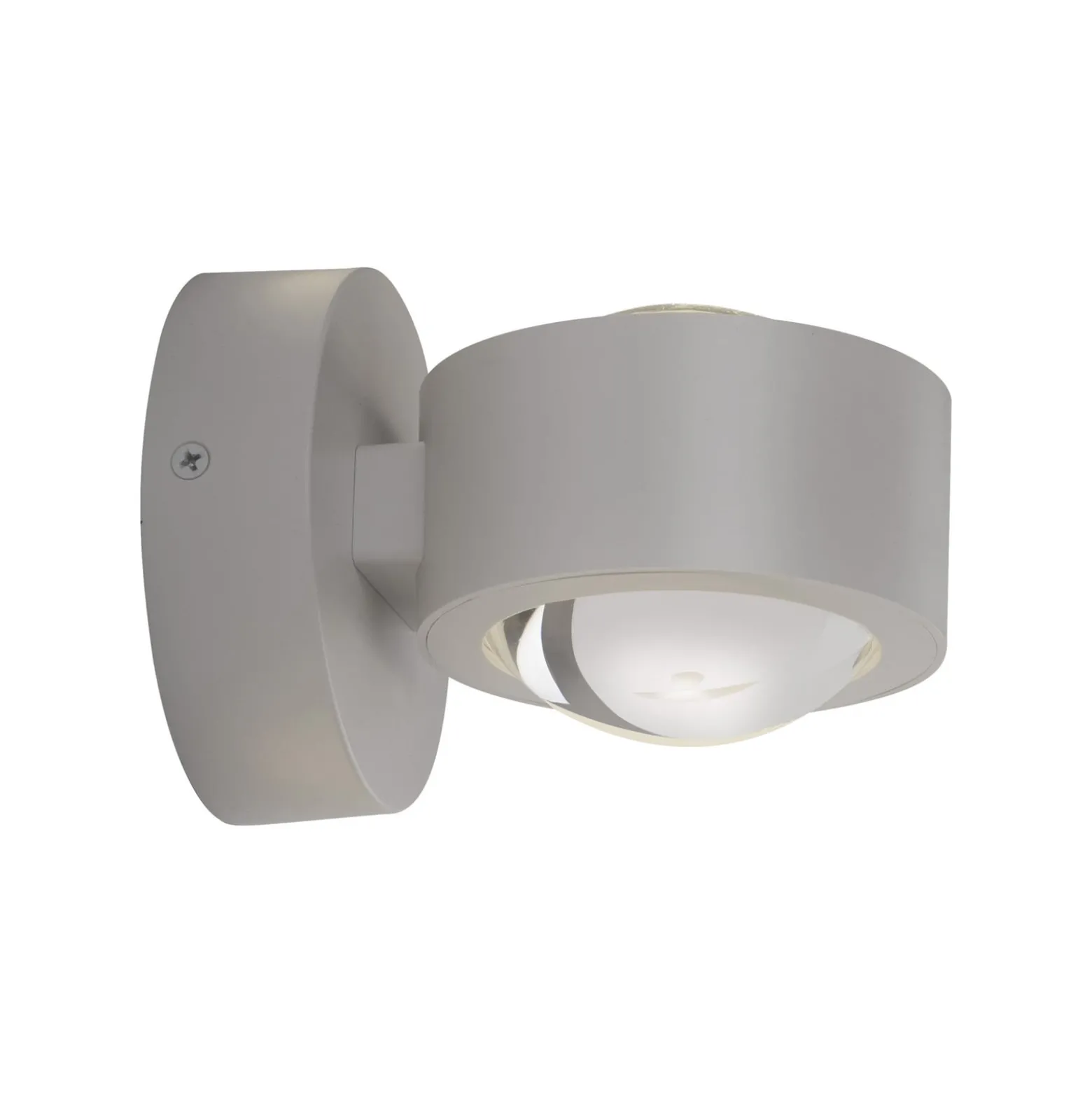 JUST LIGHT. LED-akkuinen seinävalaisin Chia, hiekka, rauta, 3 000 K