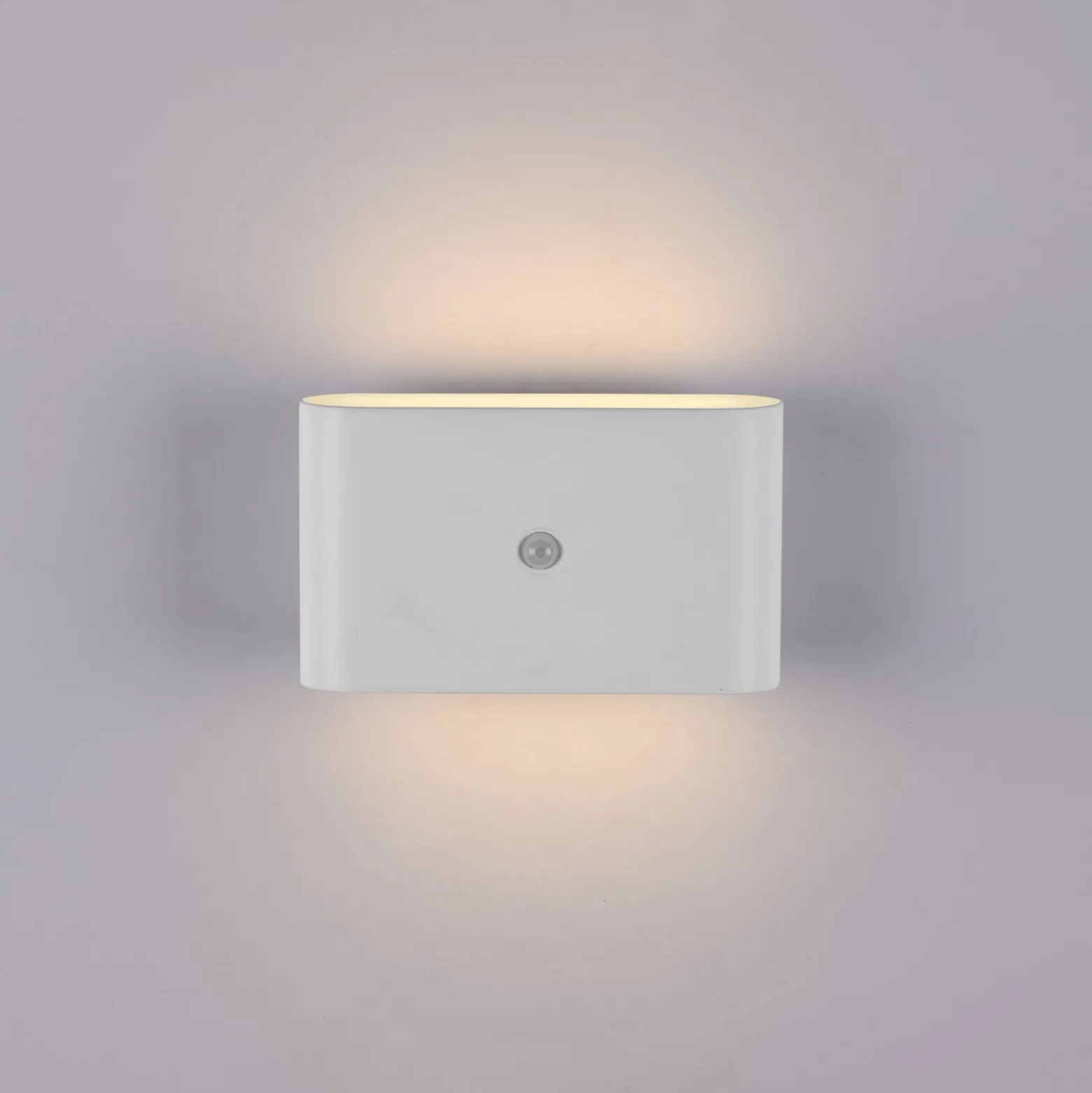 JUST LIGHT. LED-akkuinen seinävalaisin Ziddy, valkoinen, anturi 3 000 K