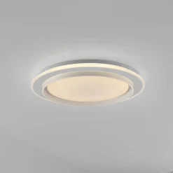 JUST LIGHT. LED-kattovalaisin Lago Ø 49,3 cm CCT Kaukosäädin