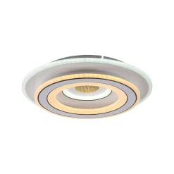 JUST LIGHT. LED-kattovalaisin Tolago, Ø 40 cm, CCT, himmennettävä