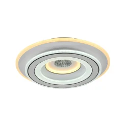 JUST LIGHT. LED-kattovalaisin Tolago, Ø 40 cm, CCT, himmennettävä