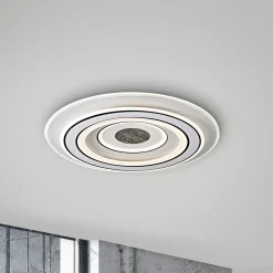 JUST LIGHT. LED-kattovalaisin Tolago, Ø 40 cm, CCT, himmennettävä