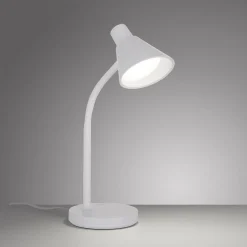 JUST LIGHT. LED-pöytävalaisin Pixie, muovia, valkoinen