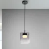 JUST LIGHT. LED-riippuvalaisin Elio, savulasi, 1-lamppuinen, musta