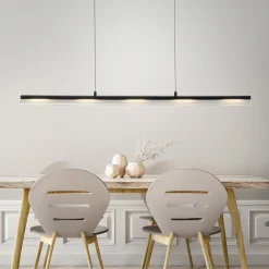JUST LIGHT. LED-riippuvalaisin Nele, musta, rauta, lasi