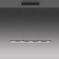 JUST LIGHT. LED-riippuvalaisin Nele, musta, rauta, lasi