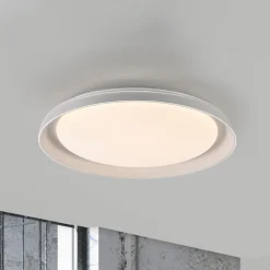 JUST LIGHT. Sati LED-kattovalaisin, muovia, valkoinen