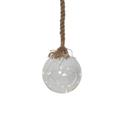 Jutta-LED-koristevalaisin, lasipallo Ø 15 cm