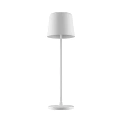 Kaami LED ladattava pöytävalaisin, himmennettävä matta valkoinen