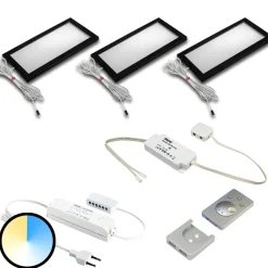 Kaapinalusvalo Dynamic LED Sky, 3 kpl, musta