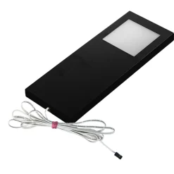 Kaapinalusvalo LED Slim-Pad F 3 000 K, musta