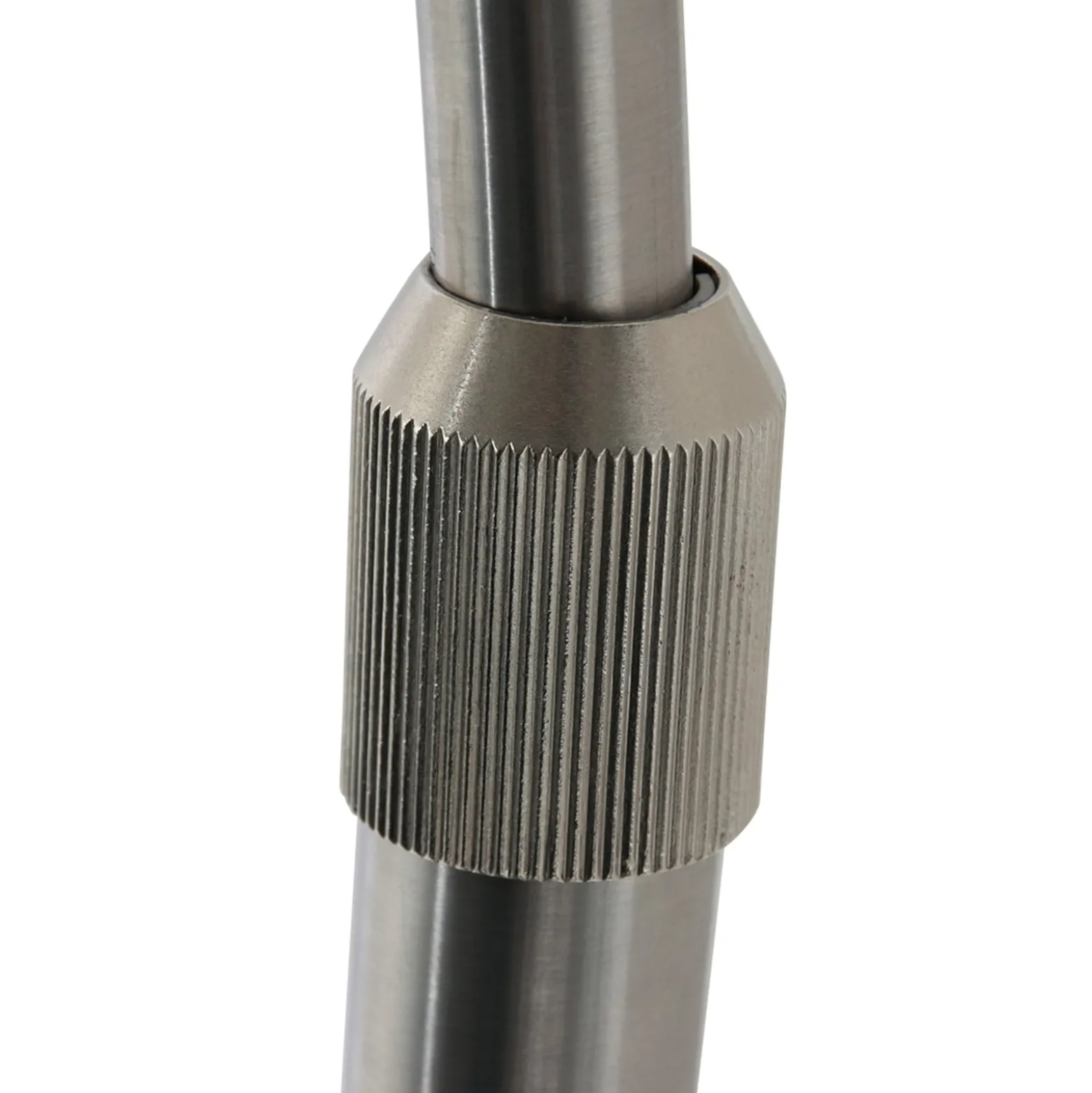 Kaareva maavalaisin Sparkled Light hopea/mutainen, korkeus 240 cm