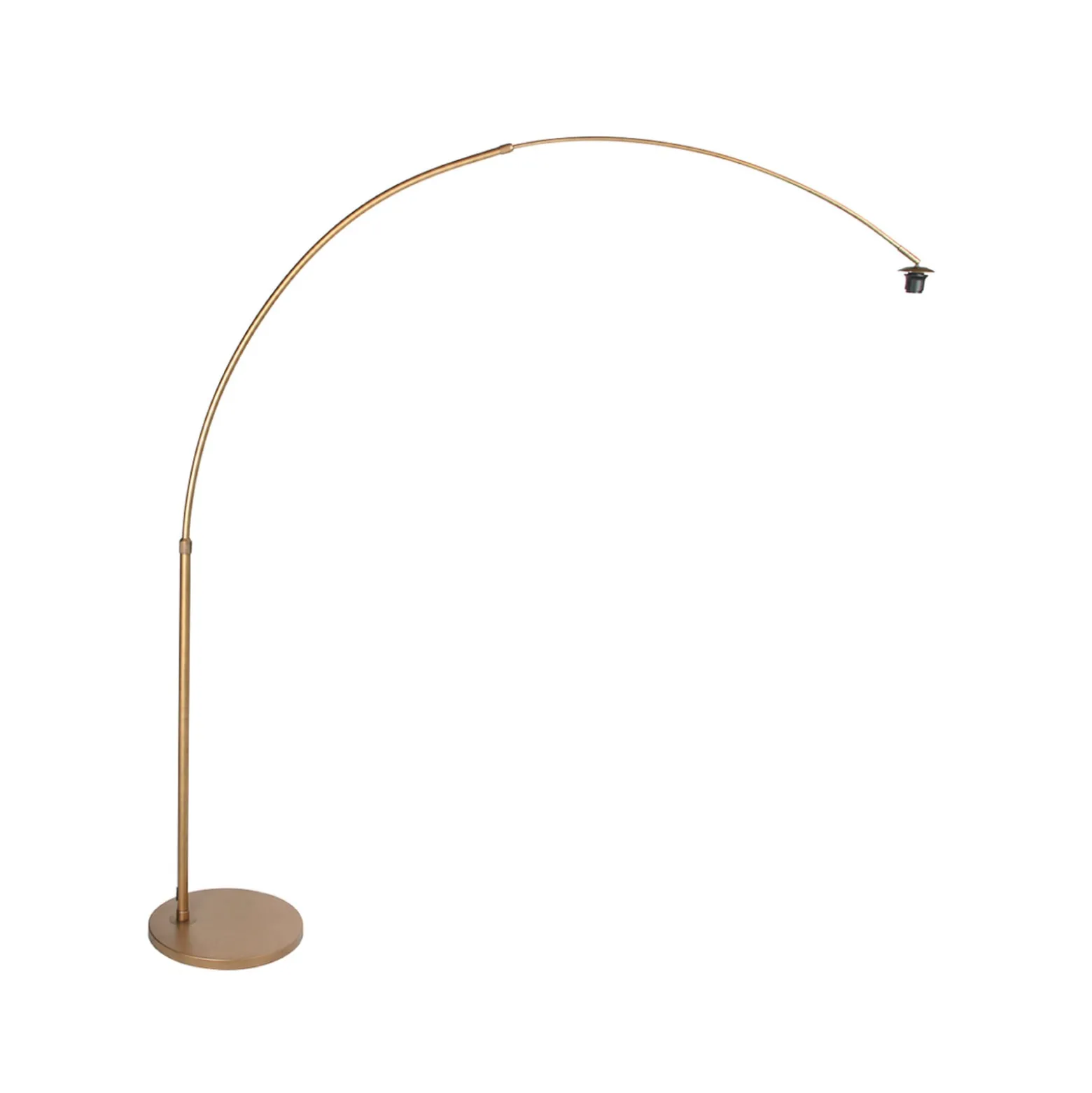 Kaareva maavalaisin Sparkled Light pronssi/valkoinen, 240 cm, silkki