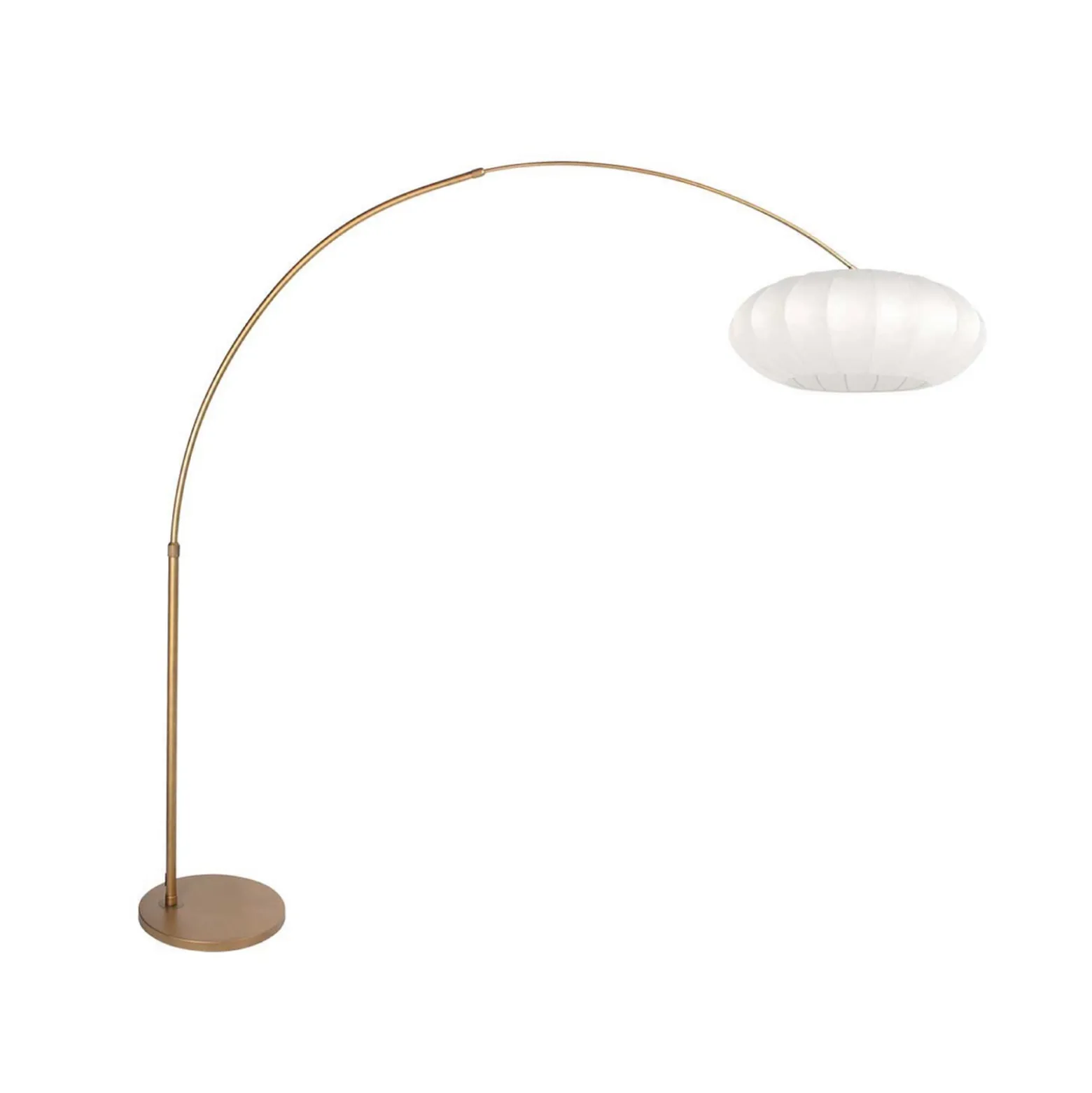 Kaareva maavalaisin Sparkled Light pronssi/valkoinen, 240 cm, silkki