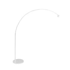 Kaareva maavalaisin Sparkled Light, valkoinen/ruskea, korkeus 240 cm, korkki