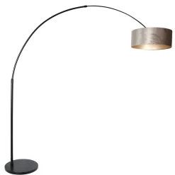 Kaarivalaisin Sparkled Light musta/hopea
