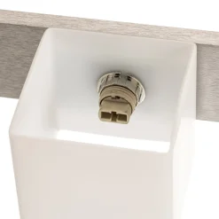 Kaksilamppuinen CUBE -seinävalaisin, häikäisysuoja