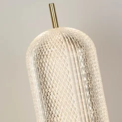 Kapselin LED-pöytävalaisin, messingin värinen, rauta, akryyli