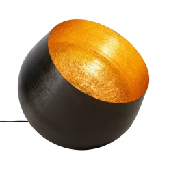 KARE Apollon lattiavalaisin, musta, Ø 50 cm