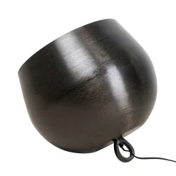 KARE Apollon lattiavalaisin, musta, Ø 50 cm