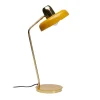 KARE Demi pöytävalaisin, keltainen, terästä, korkeus 56 cm