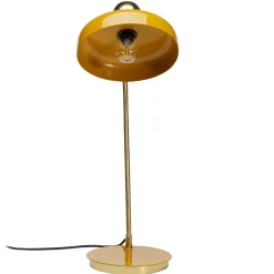 KARE Demi pöytävalaisin, keltainen, terästä, korkeus 56 cm